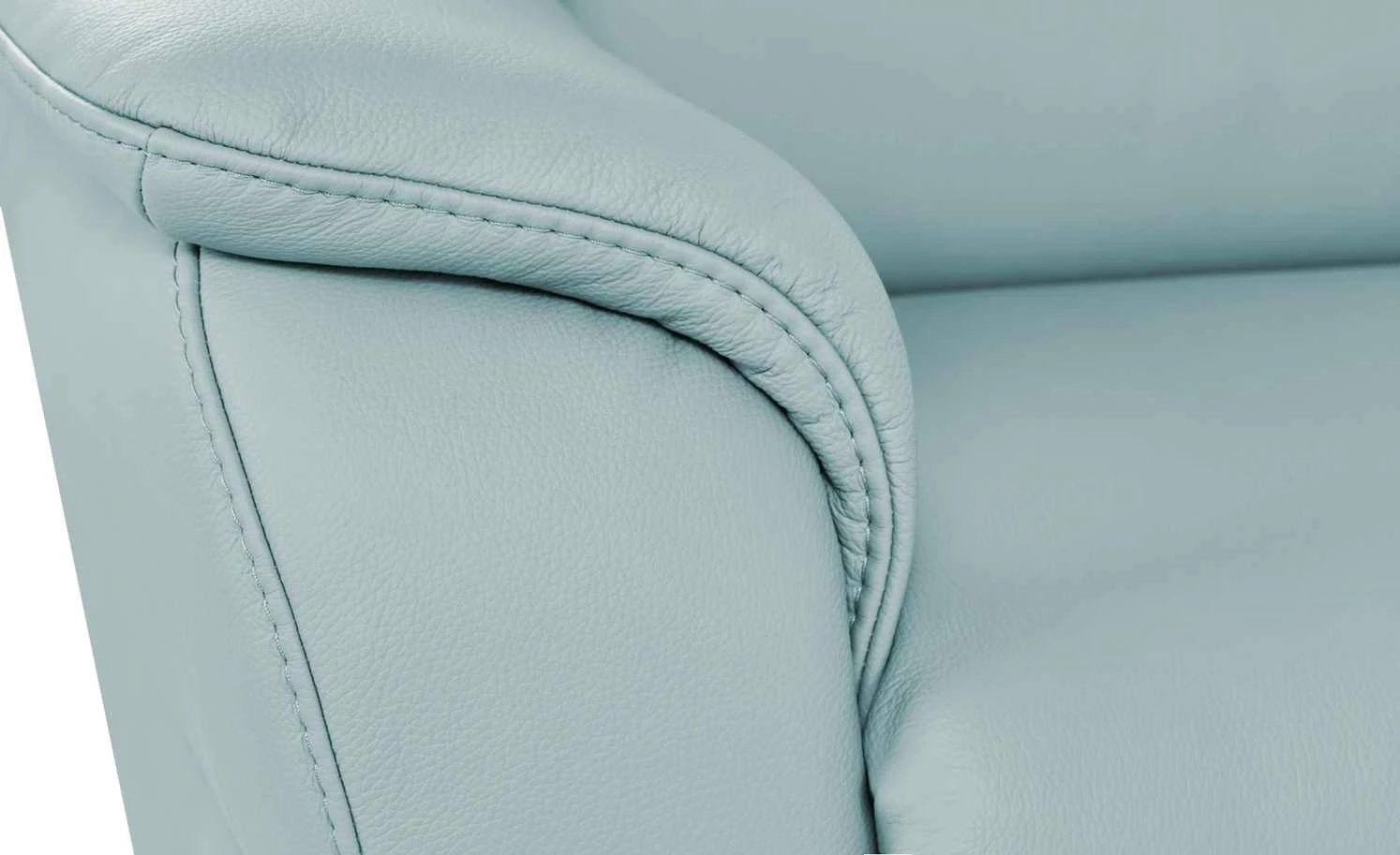 himolla Ecksofa Leder 9707 | Hellblau rechts Grundfunktion 10 himolla Ecksofa Leder 9707 | Hellblau rechts Grundfunktion – Bild 8