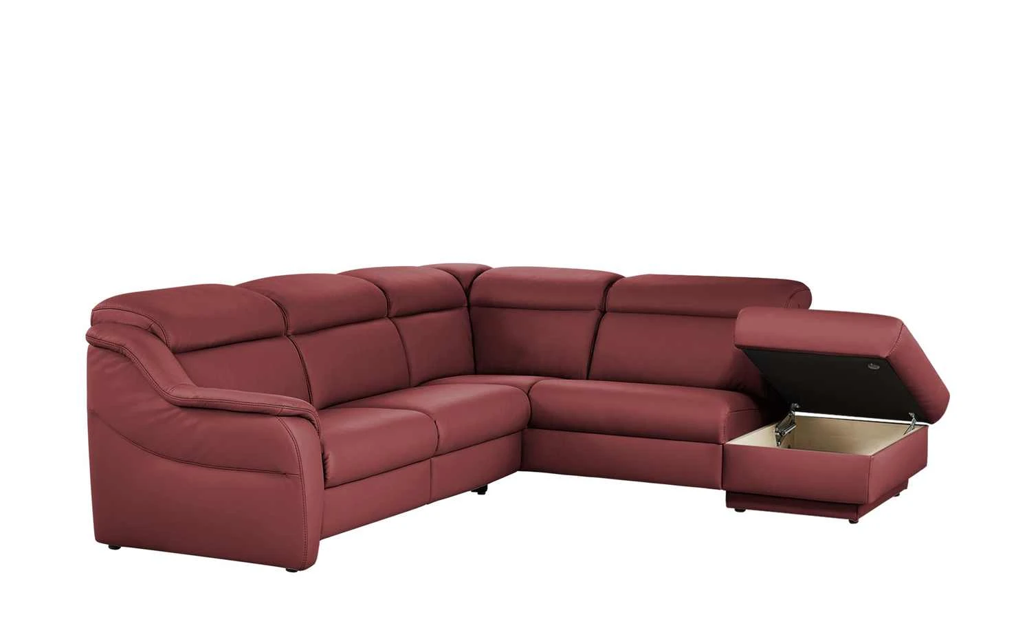 himolla Ecksofa Leder 9707 | Rot rechts Grundfunktion 11 himolla Ecksofa Leder 9707 | Rot rechts Grundfunktion – Bild 9