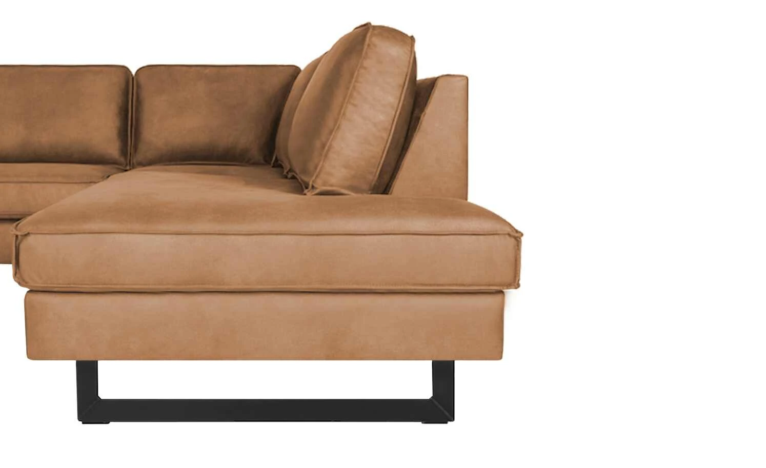 Ecksofa Pinto | Cognac (Braun) rechts 5 Ecksofa Pinto | Cognac (Braun) rechts – Bild 3