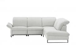 Gallery M Ecksofa Viviana | Hellgrau rechts Grundfunktion