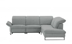 Gallery M Ecksofa Viviana | Grau rechts Grundfunktion