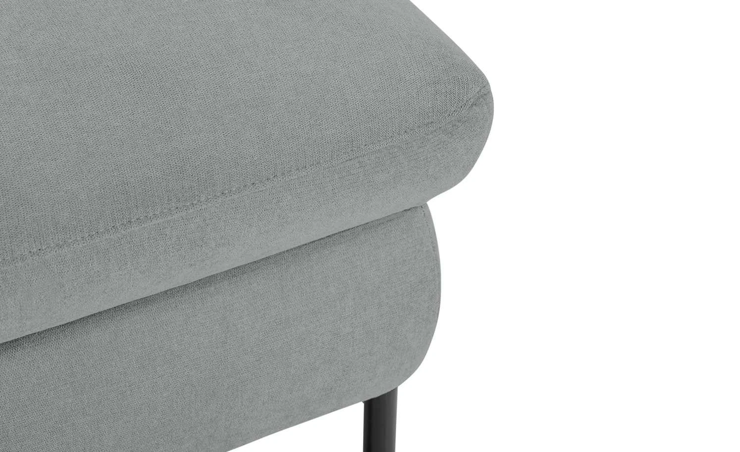 Gallery M Ecksofa Viviana | Grau rechts Grundfunktion 6 Gallery M Ecksofa Viviana | Grau rechts Grundfunktion – Bild 4