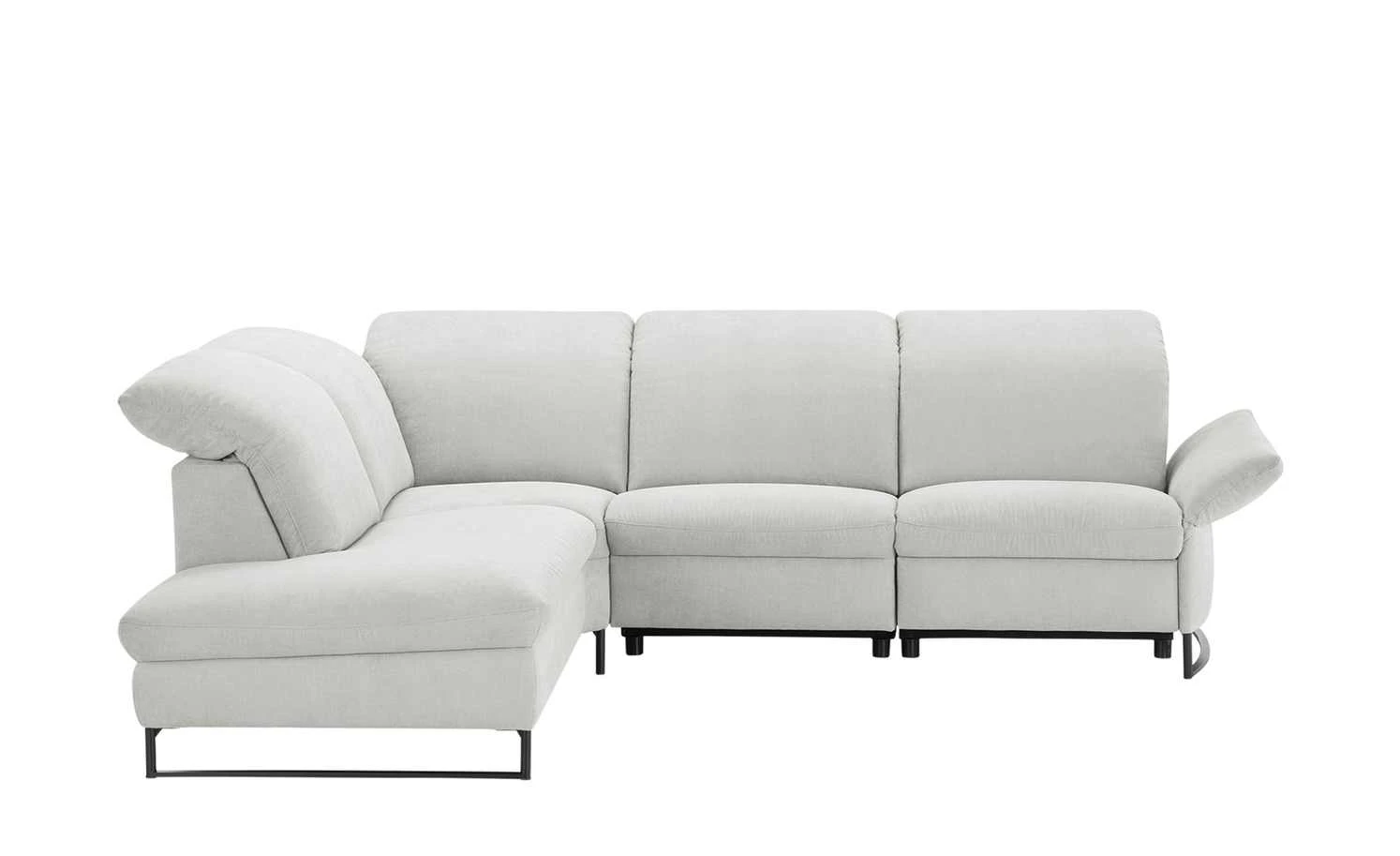 Gallery M Ecksofa Viviana | Hellgrau links Grundfunktion 3 Gallery M Ecksofa Viviana | Hellgrau links Grundfunktion