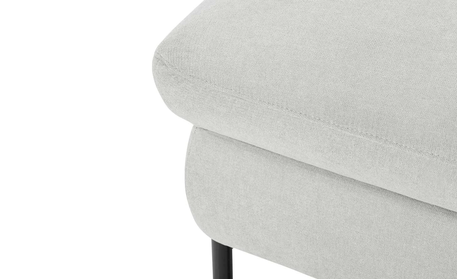 Gallery M Ecksofa Viviana | Hellgrau links Grundfunktion 8 Gallery M Ecksofa Viviana | Hellgrau links Grundfunktion – Bild 6