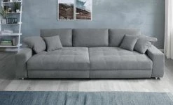 bobb Big Sofa Arissa de Luxe | Steingrau