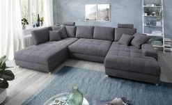 bobb Wohnlandschaft Arissa de Luxe | Anthrazit links