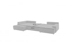 bobb Wohnlandschaft Arissa de Luxe | Anthrazit links -Sofas Verkaufsladen 25405787 5 202106181242