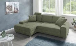 bobb Ecksofa Arissa de Luxe | Grün links