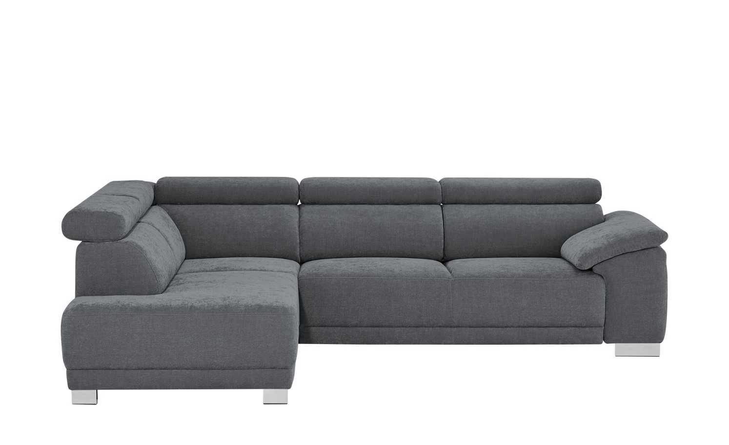 Ecksofa Chocolo | Dunkelgrau links Grundfunktion 4 Ecksofa Chocolo | Dunkelgrau links Grundfunktion – Bild 2