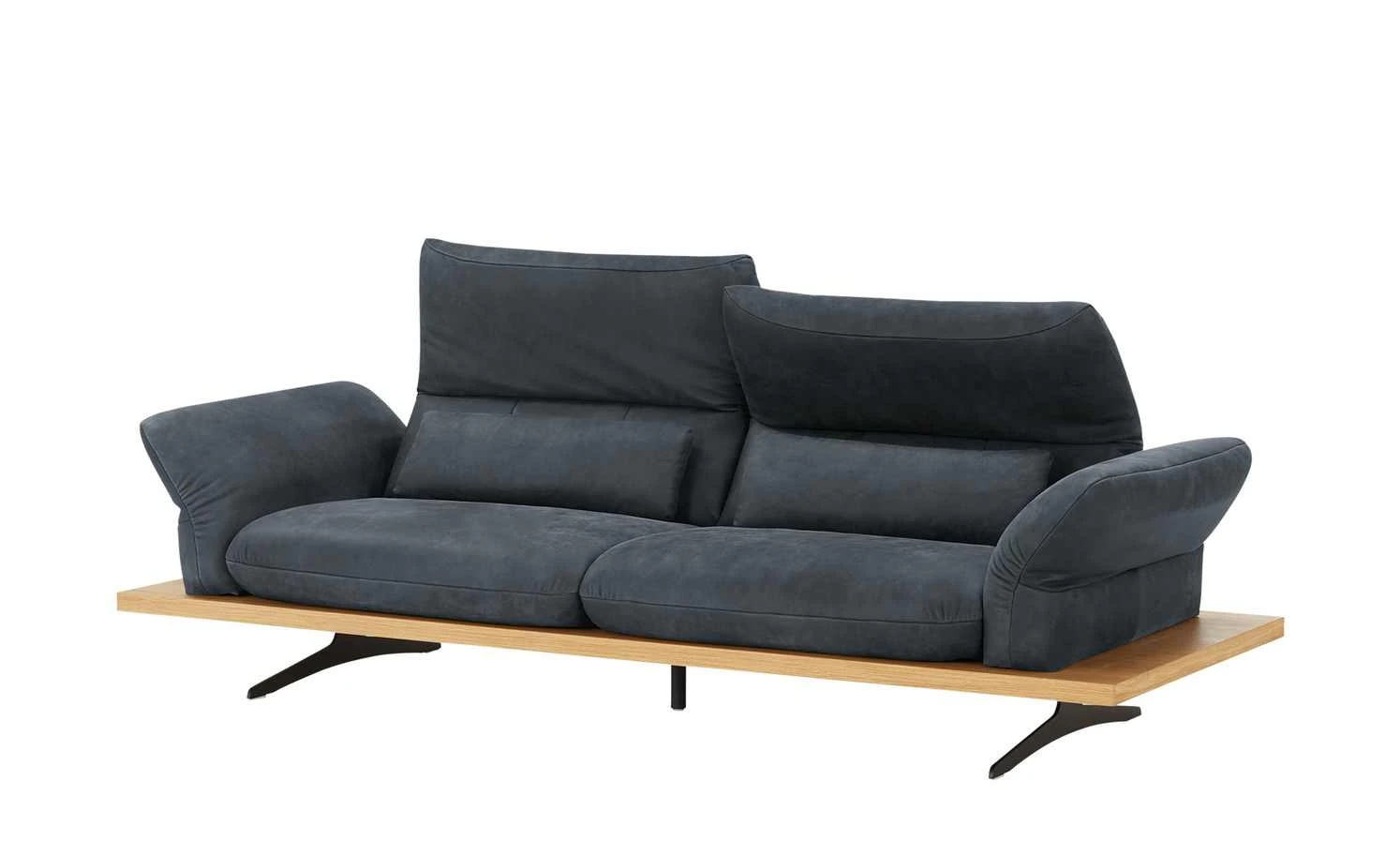 W.SCHILLIG Leder Sofa Imperia | Dunkelblau 220|cm Grundfunktion 4 W.SCHILLIG Leder Sofa Imperia | Dunkelblau 220|cm Grundfunktion – Bild 2