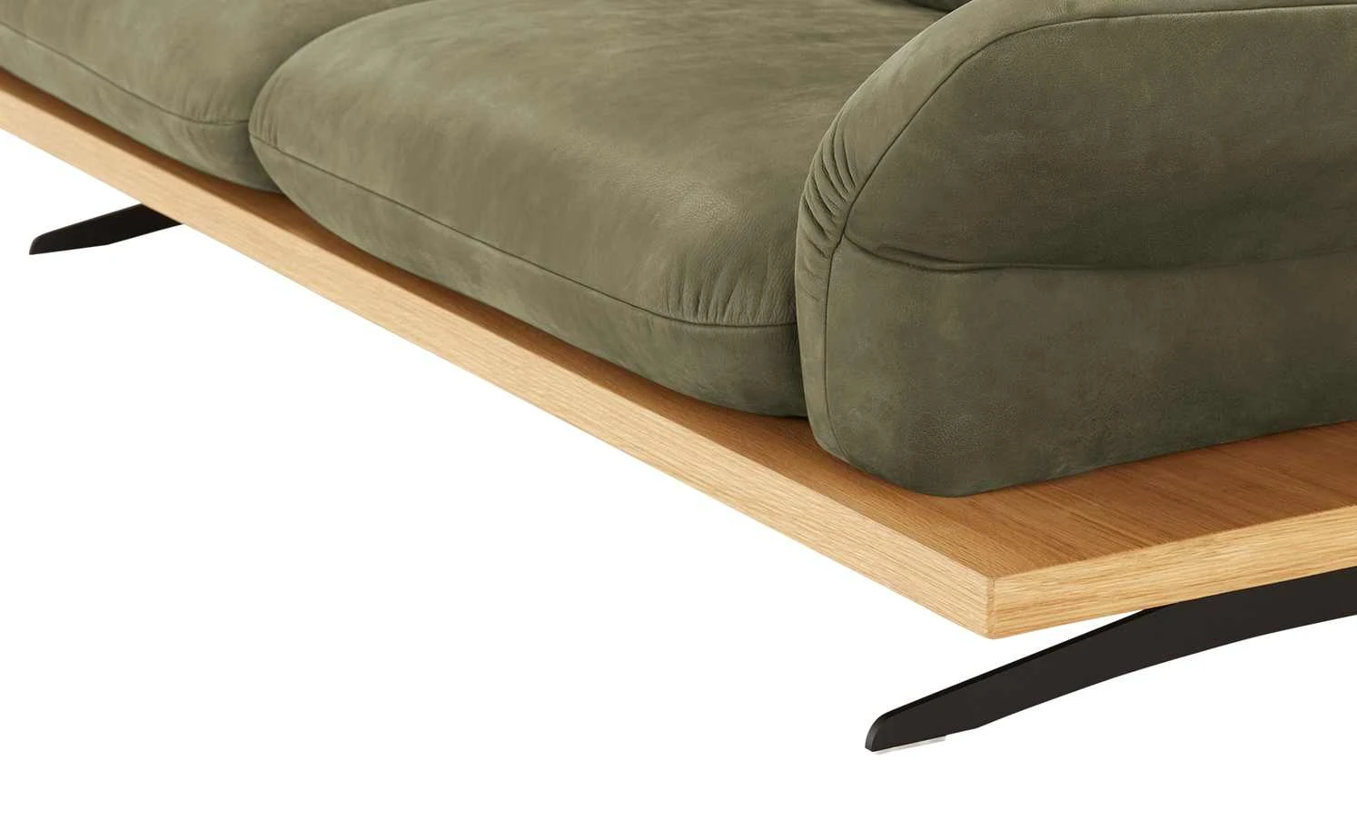 W.SCHILLIG Leder Sofa Imperia | Olive (Grün) 220|cm Grundfunktion 10 W.SCHILLIG Leder Sofa Imperia | Olive (Grün) 220|cm Grundfunktion – Bild 8