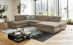 Lounge Collection Wohnlandschaft Spencer | Hellbraun links Grundfunktion