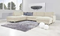 meinSofa Wohnlandschaft Jana | Natur (Creme) links ohne