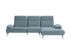 switch Ecksofa Monte Carlo | Blau-Grau rechts