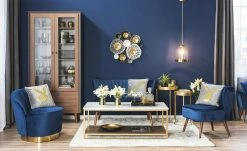 Playboy Sofabank Kelly | Blau