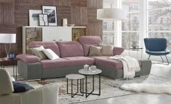 switch Ecksofa Avilla | Rosa rechts Grundfunktion