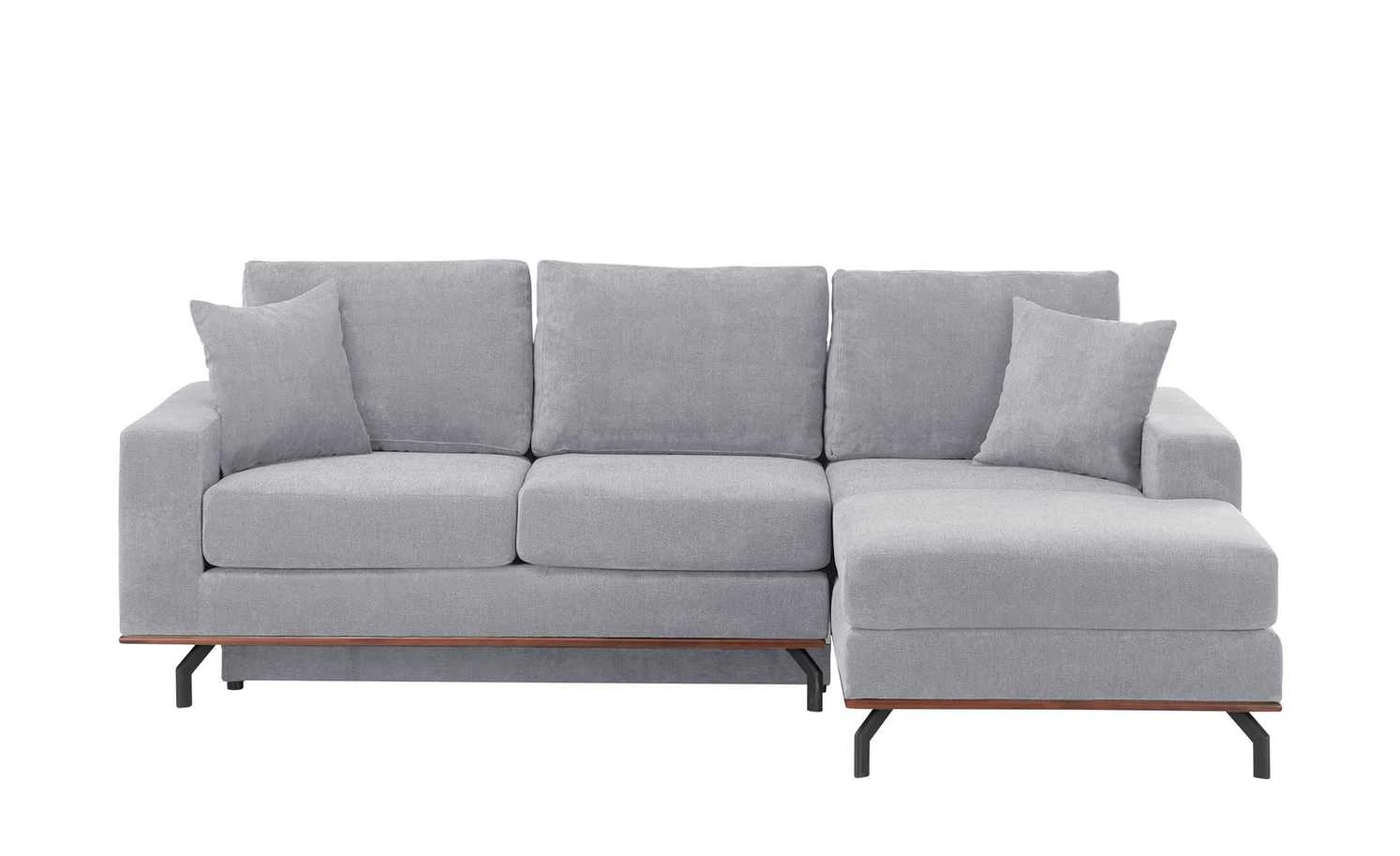 smart Wohnlandschaft Emily | Silbergrau rechts 3 smart Wohnlandschaft Emily | Silbergrau rechts