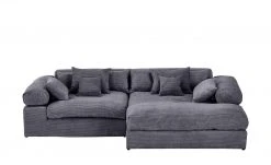 smart Ecksofa Lianea | Cordstoff Grau rechts