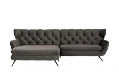 pop Ecksofa Caldara | Steingrau links