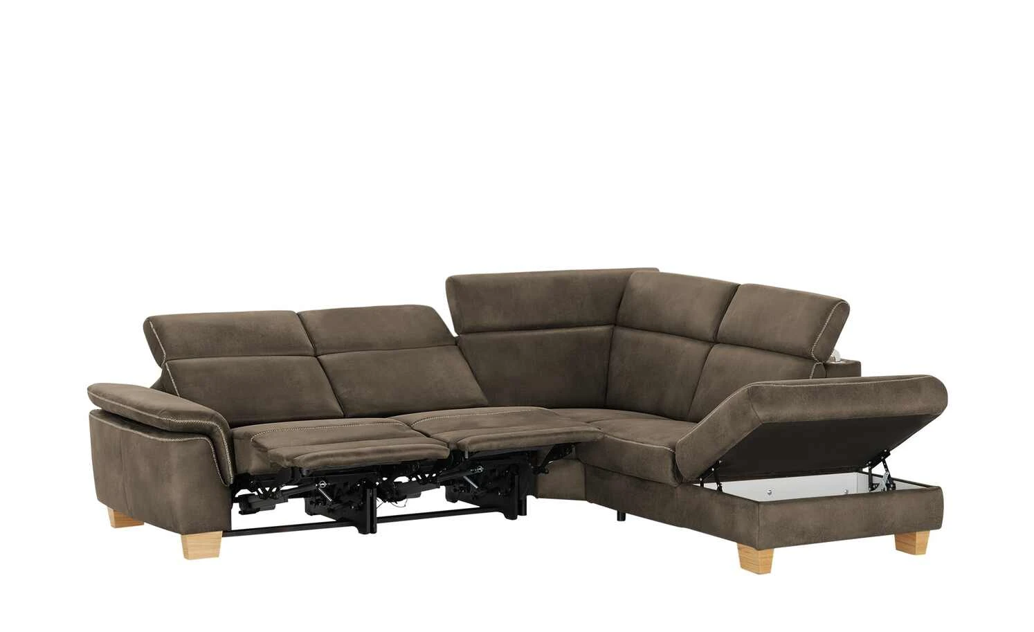 Mein Sofa bold Ecksofa Beata | Braun rechts Erweiterte Funktion 5 Mein Sofa bold Ecksofa Beata | Braun rechts Erweiterte Funktion – Bild 3