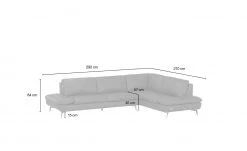 Wohnwert Ecksofa Amarena | Cognac (Orange-Braun) rechts -Sofas Verkaufsladen 25409593 9 202106302232