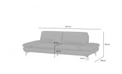 Wohnwert Ledersofa Amarena | Beige 3 -Sofas Verkaufsladen 25409616 11 202106302232