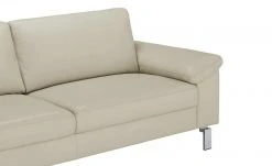 Max Schelling Ledersofa Maximum | Perle (Creme) 2 Winkel, Winkel Chrom -Sofas Verkaufsladen 25409650 1 202006091003