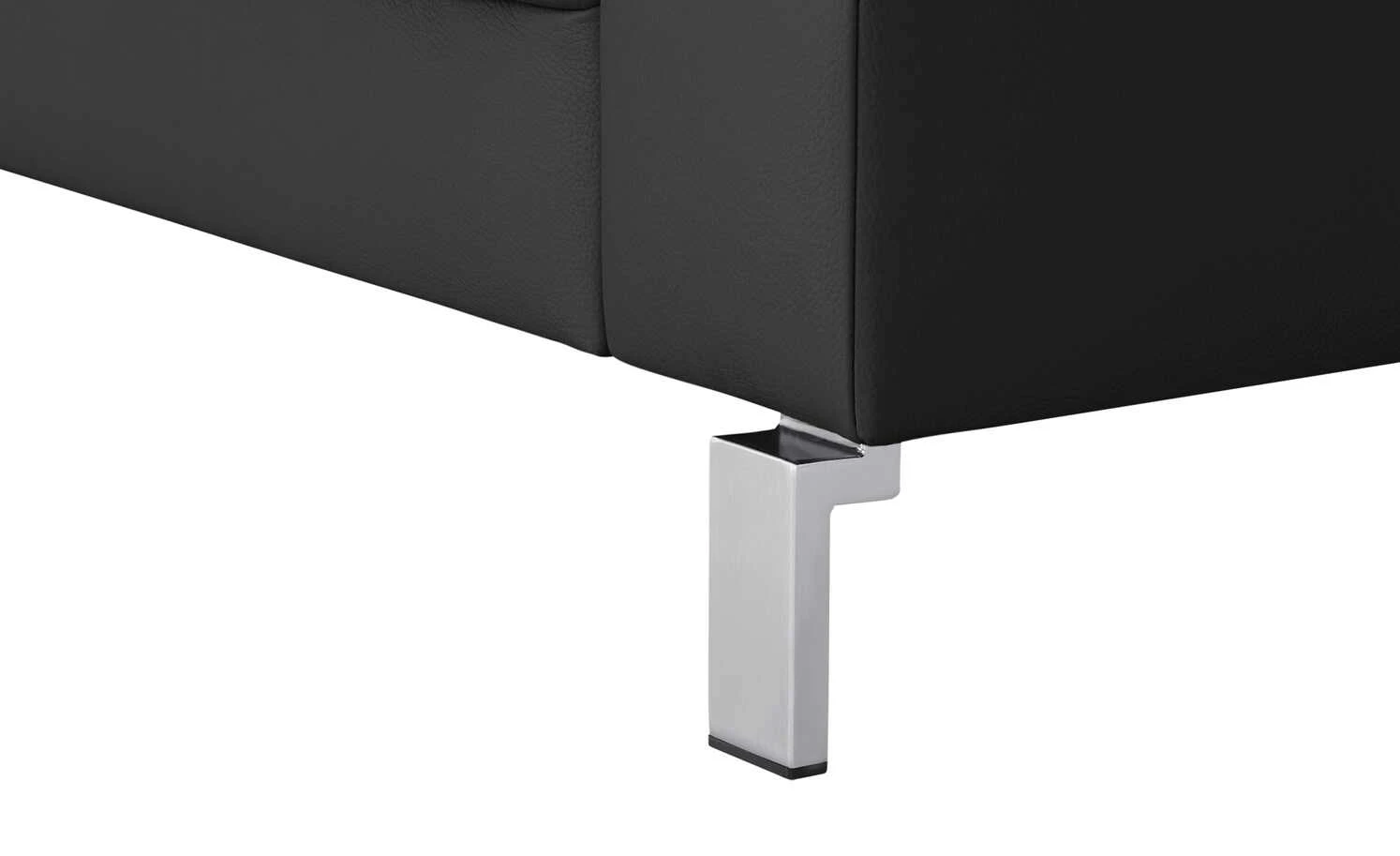 Max Schelling Ledersofa Maximum | Nero (Schwarz) 2 Winkel, Winkel Chrom 9 Max Schelling Ledersofa Maximum | Nero (Schwarz) 2 Winkel, Winkel Chrom – Bild 7