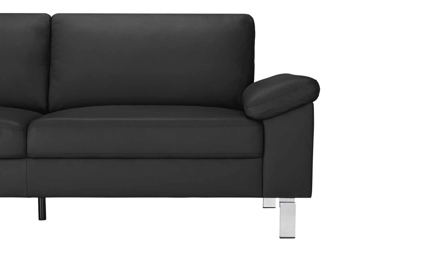 Max Schelling Ledersofa Maximum | Nero (Schwarz) 2 Winkel, Winkel Chrom 10 Max Schelling Ledersofa Maximum | Nero (Schwarz) 2 Winkel, Winkel Chrom – Bild 8