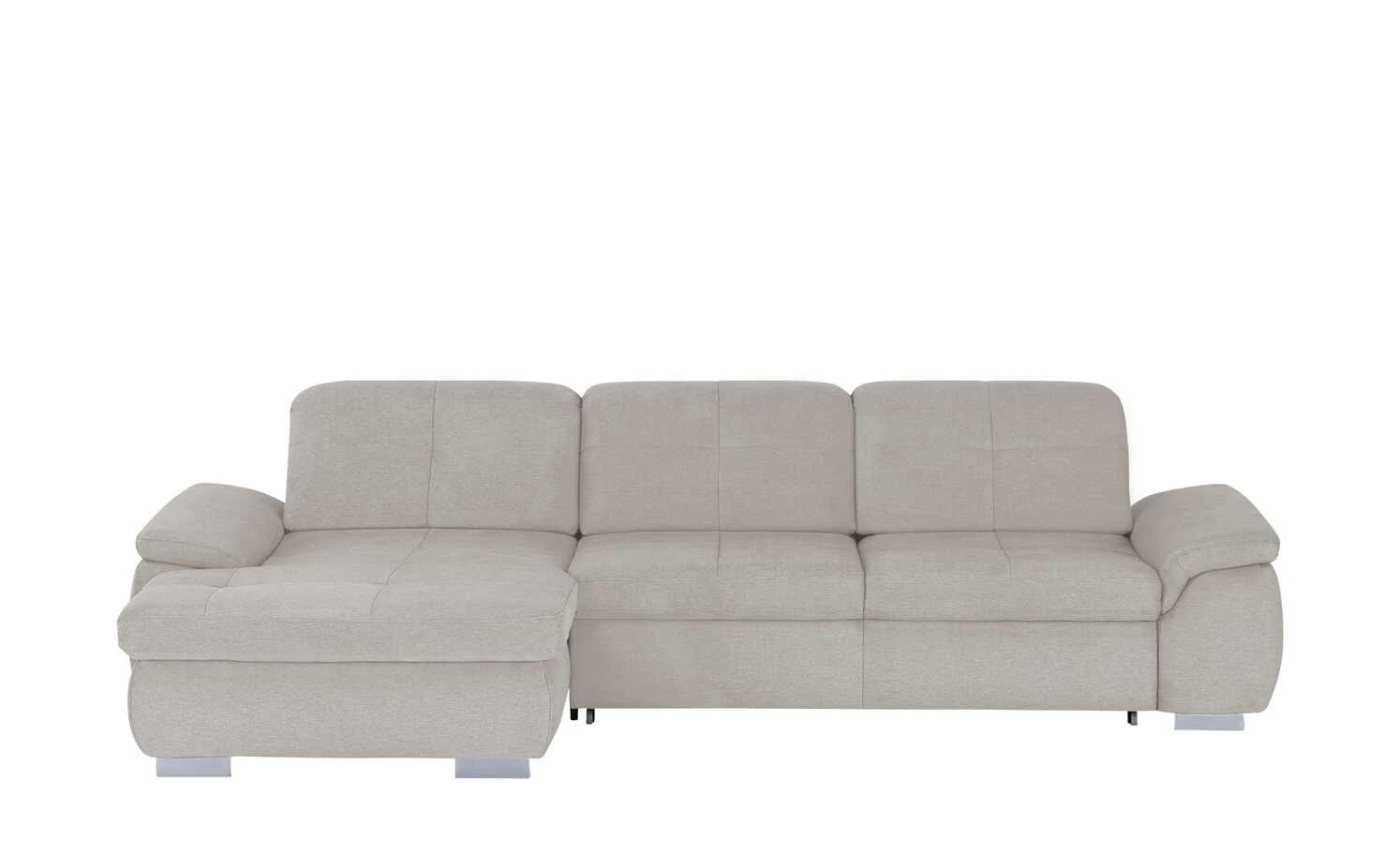 Ecksofa Perry | Silbergrau links Grundfunktion 3 Ecksofa Perry | Silbergrau links Grundfunktion