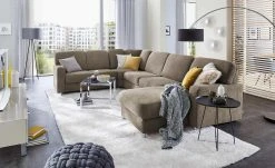 smart Wohnlandschaft Valencia | Schlamm Armlehne A1 links Erweiterte Funktion