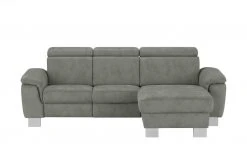 meinSofa Ecksofa Beata | Alu (Hellgrau) rechts ohne