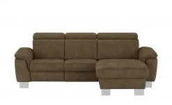 meinSofa Ecksofa Beata | Schokobraun rechts ohne