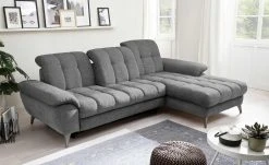 Ecksofa Melly | Steingrau rechts