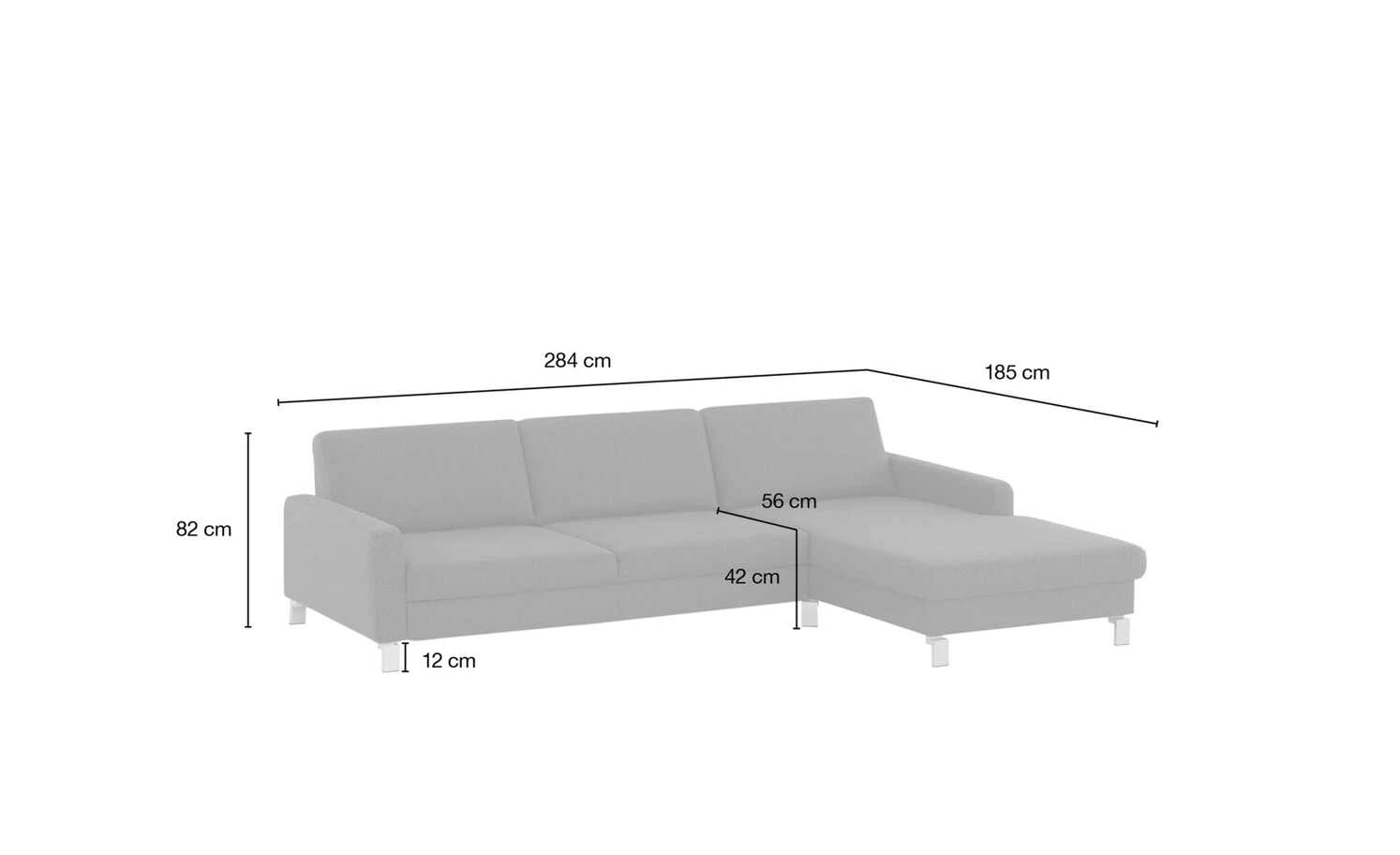 Max Schelling Ecksofa Maximum Move | Graphitgrau rechts Grundfunktion Schwarz, Schwarz 11 Max Schelling Ecksofa Maximum Move | Graphitgrau rechts Grundfunktion Schwarz, Schwarz – Bild 9