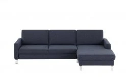 Max Schelling Ecksofa Maximum Move | Navy (Dunkelblau) rechts Grundfunktion Chrom