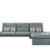 KOINOR Leder-Ecksofa Humfrey | Mare (Grau-Blau) rechts ohne Massivholzrahmen -Sofas Verkaufsladen 26402890 9 202007281319