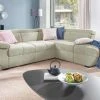 uno Ecksofa Formula | Platinum (Beige) rechts Erweiterte Funktion