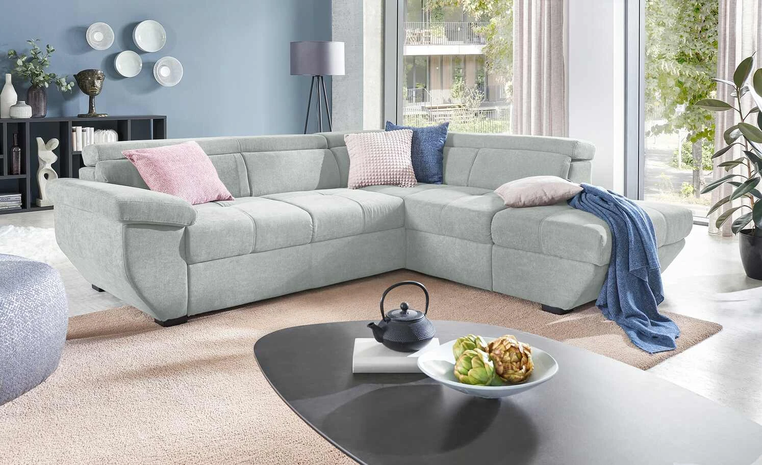 uno Ecksofa Formula | Argent (Hellgrau) rechts Erweiterte Funktion 3 uno Ecksofa Formula | Argent (Hellgrau) rechts Erweiterte Funktion