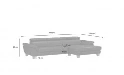 Ecksofa Indra | Macchiato (Hellbraun) rechts Erweiterte Funktion -Sofas Verkaufsladen 26403801 1 202107021242