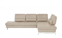 JOOP! Ecksofa Leder Loft 8108 | Fels (Beige) rechts