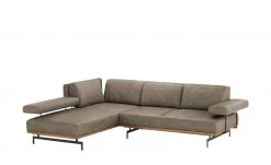 JOOP! Ecksofa Leder 24/7 8106 | Fango (Grau-Braun) links -Sofas Verkaufsladen 26404950 2 202101152237