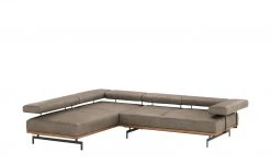 JOOP! Ecksofa Leder 24/7 8106 | Fango (Grau-Braun) links -Sofas Verkaufsladen 26404950 9 202101152237