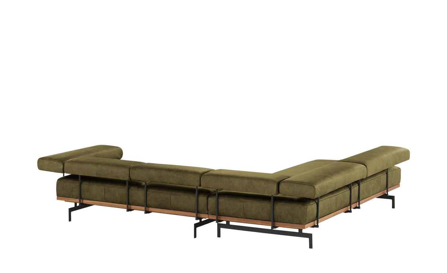JOOP! Ecksofa Leder 24/7 8106 | Alm (Grün) links 4 JOOP! Ecksofa Leder 24/7 8106 | Alm (Grün) links – Bild 2