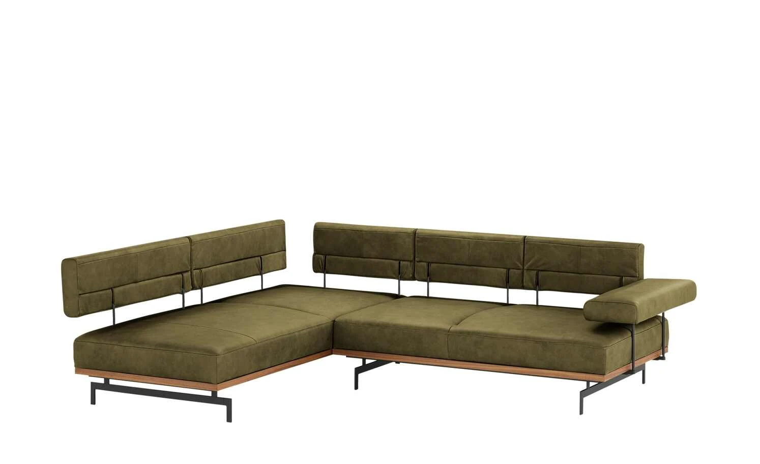 JOOP! Ecksofa Leder 24/7 8106 | Alm (Grün) links 6 JOOP! Ecksofa Leder 24/7 8106 | Alm (Grün) links – Bild 4