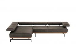 JOOP! Ecksofa Leder 24/7 8106 | Dunkelbraun links