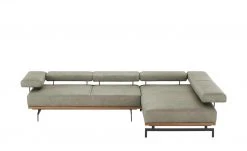 JOOP! Ecksofa Leder 24/7 8106 | Grau rechts