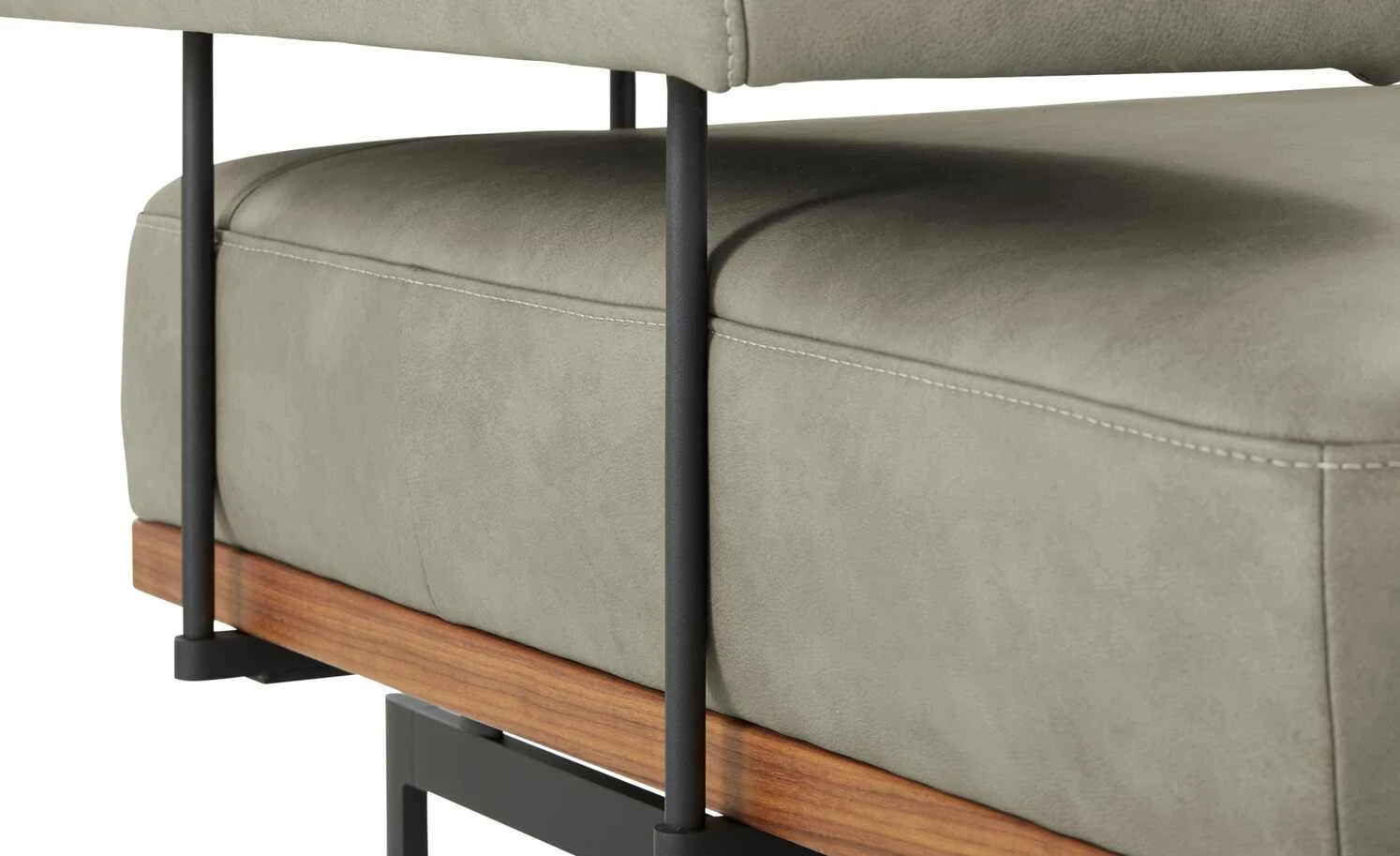 JOOP! Ecksofa Leder 24/7 8106 | Grau rechts 8 JOOP! Ecksofa Leder 24/7 8106 | Grau rechts – Bild 6