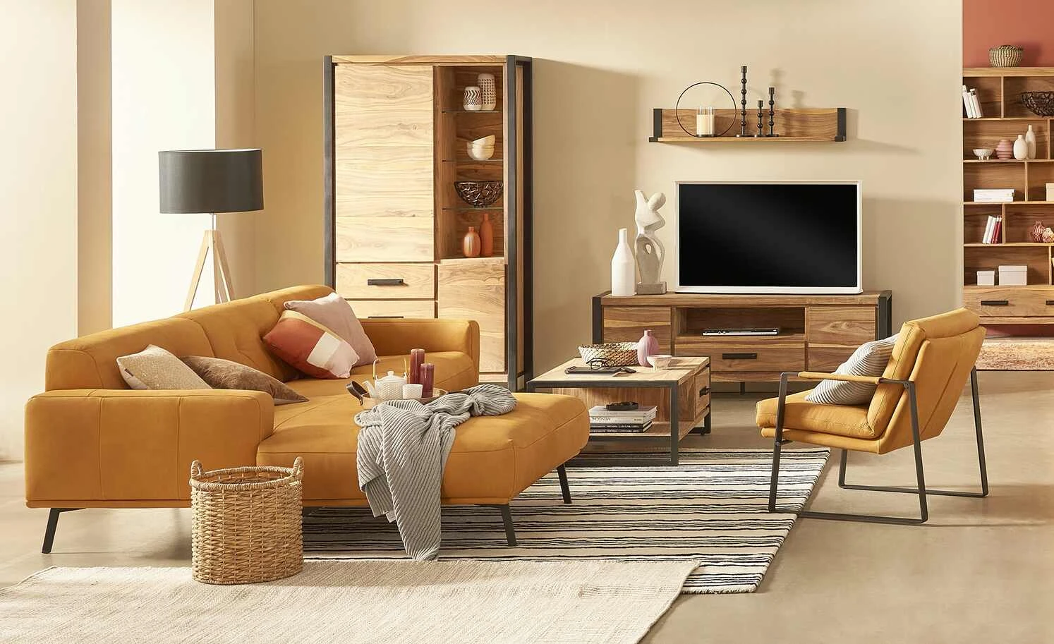 Gray & Jones Ecksofa Tierra Fuego One | Cognac (Orange-Braun) links 4 Gray & Jones Ecksofa Tierra Fuego One | Cognac (Orange-Braun) links – Bild 2