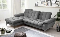 Ecksofa Melly | Steingrau links